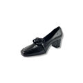 图片 FEX 110 女装漆皮高跟正装鞋 - 黑色