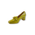 图片 FEX 110 女装漆皮高跟正装鞋 - 黃色