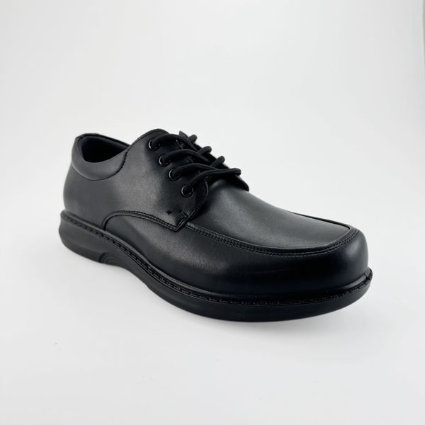 圖片 SANTA BARBARA POLO & RACQUET CLUB-中學黑色真皮學生鞋  (Black Genuine Leather School Shoes for Junior Students)
