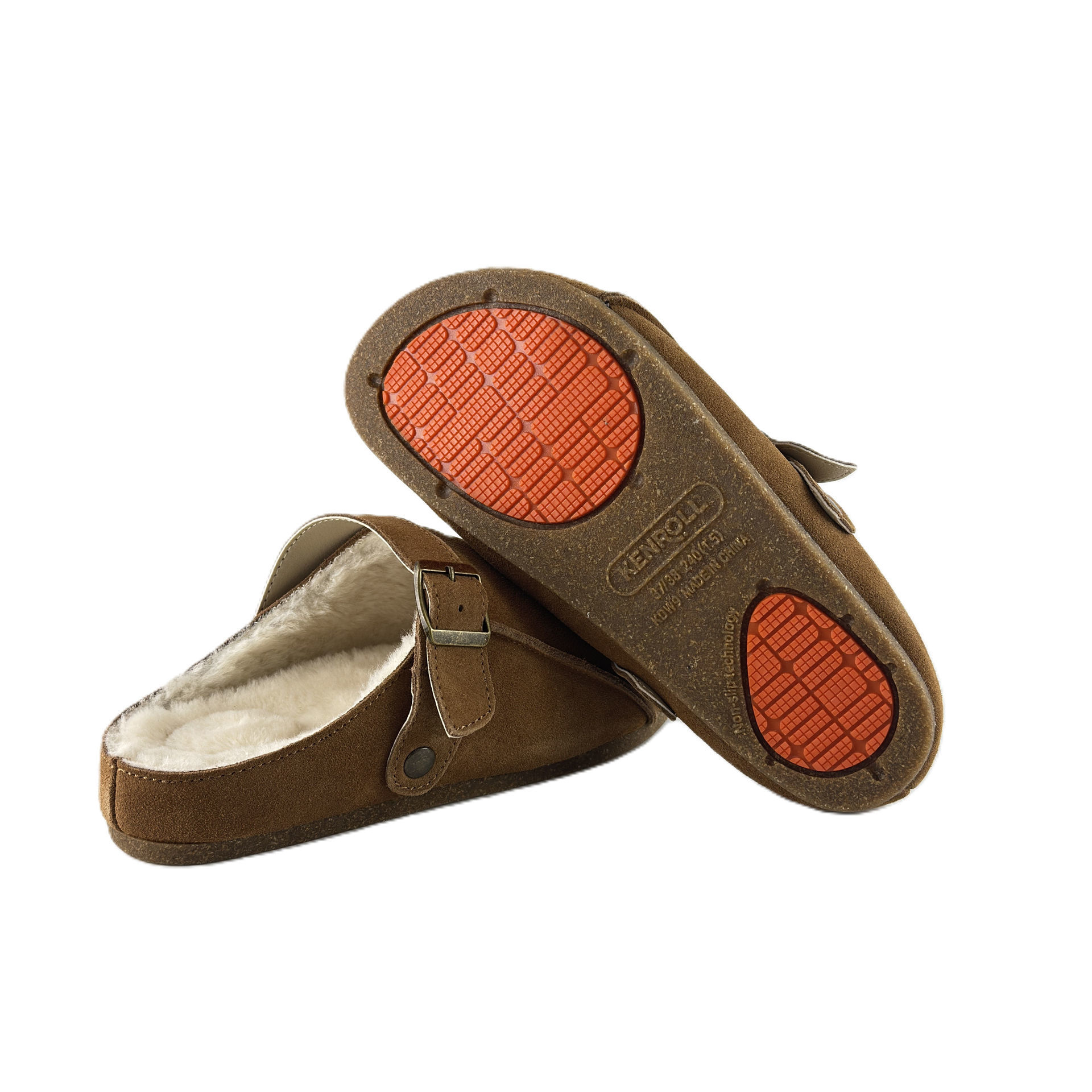 FOOTSPOT. KENROLL-牛皮勃肯保暖鞋(KENROLL-Leather Birkenstock Winter Warm Sandal)
