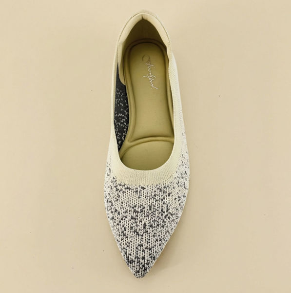 圖片 針織平底瑪莉珍鞋 (Knitted flat Mary Jane shoes)