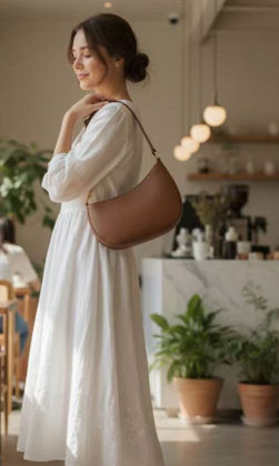 圖片 Footspot 新月形肩背包 (Footspot Crescent Shoulder Bag  )