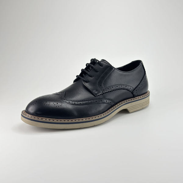 图片 ART ROCK-男士雕花真皮正裝鞋 (ART ROCK-Men’s Leather Brogue Dress Shoe)