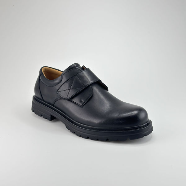 圖片 SANTA BARBARA POLO & RACQUET CLUB-黑色真皮學生鞋 (Black Genuine Leather School Shoes)
