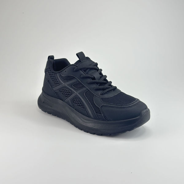 Picture of FOOTSPOT-透氣網面黑色運動鞋 (FOOTSPOT – Black Breathable Mesh Sneakers)