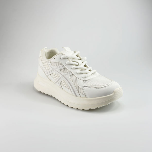 Picture of FOOTSPOT-透氣網面白色運動鞋 (FOOTSPOT – White Breathable Mesh Sneakers)