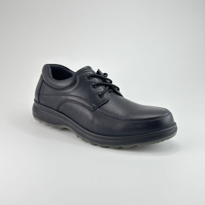 圖片 SANTA BARBARA POLO & RACQUET CLUB-男裝黑色真皮正裝/學生鞋 (SANTA BARBARA POLO & RACQUET CLUB – Men’s Black Genuine Leather Dress / School Shoes)