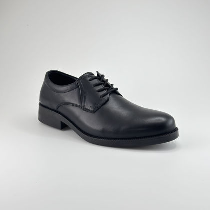 圖片 SANTA BARBARA POLO & RACQUET CLUB-男裝黑色真皮正裝/學生鞋 (SANTA BARBARA POLO & RACQUET CLUB – Men’s Black Genuine Leather Dress / School Shoes)