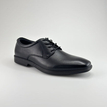圖片 SANTA BARBARA POLO & RACQUET CLUB-男裝黑色真皮正裝/學生鞋 (SANTA BARBARA POLO & RACQUET CLUB – Men’s Black Genuine Leather Dress / School Shoes)