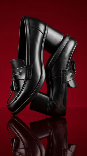 圖片 FPX-經典舒適粗跟樂福鞋 (Classic Comfort Block‑Heel Loafers )